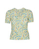 ULLA JOHNSON Sana Short Sleeve Knit Top