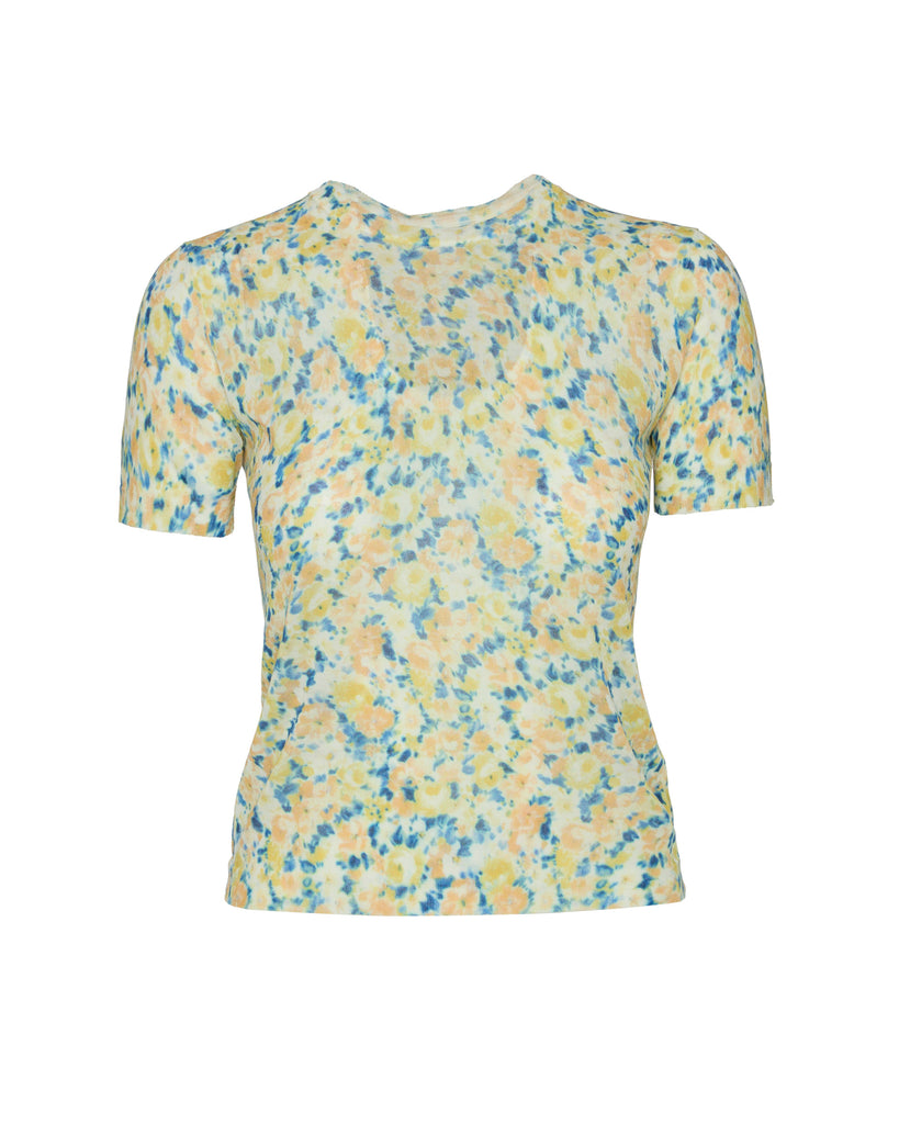 ULLA JOHNSON Sana Short Sleeve Knit Top