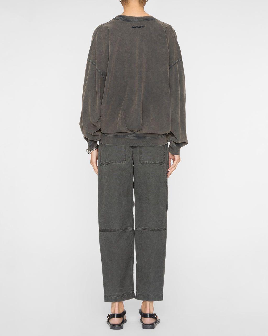 ISABEL MARANT ETOILE Sauria Sweatshirt in Faded Black