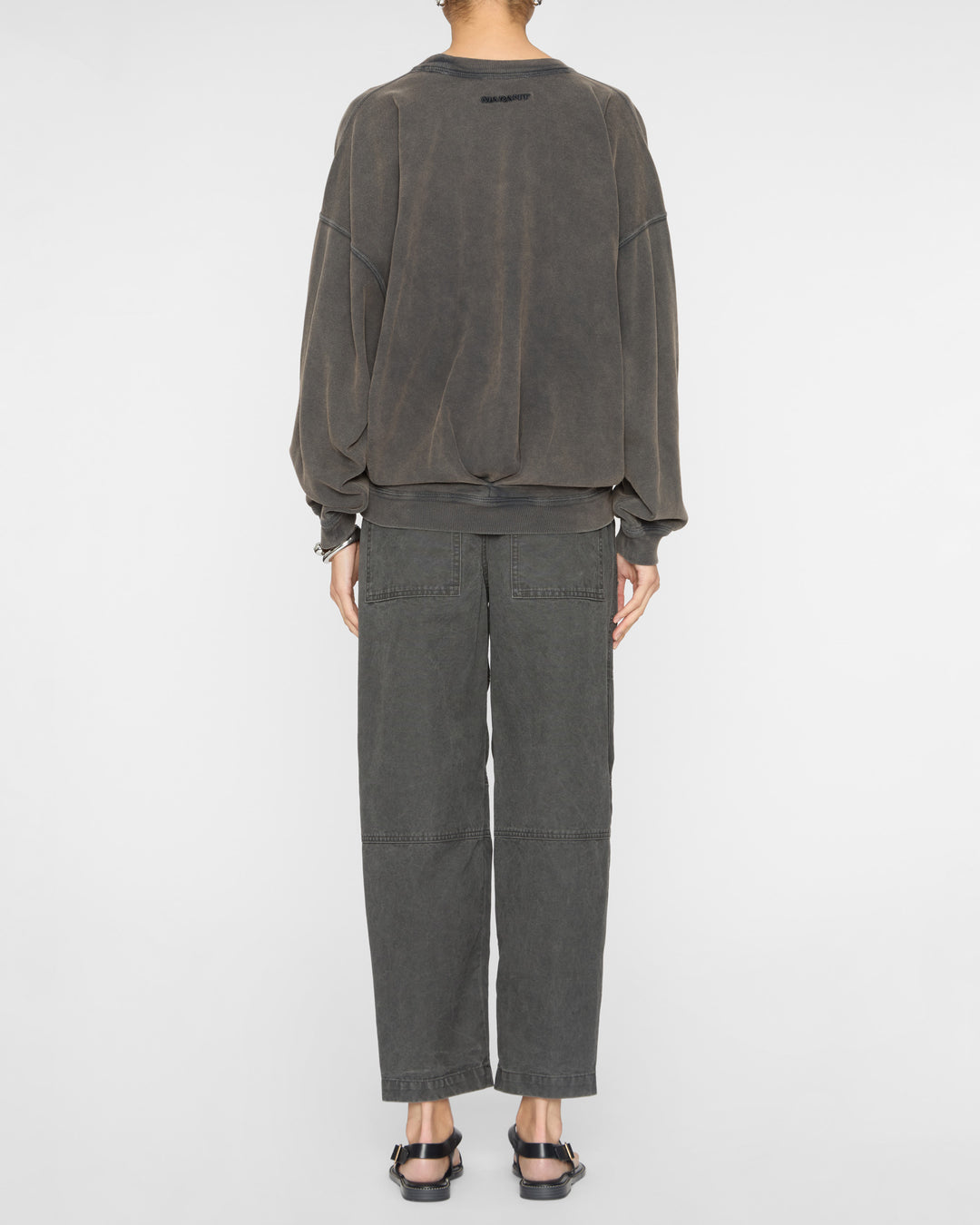 ISABEL MARANT ETOILE Sauria Sweatshirt in Faded Black