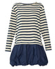 SEA Athena Striped T-Shirt Combo Bubble Dress