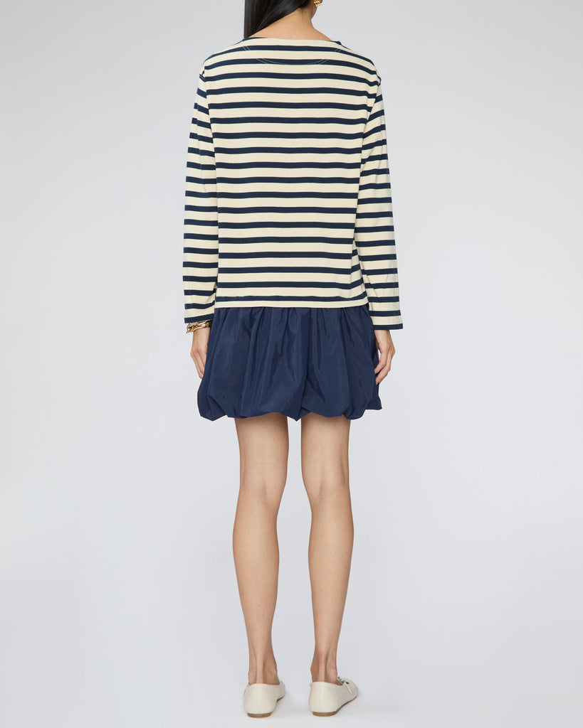 SEA Athena Striped T-Shirt Combo Bubble Dress