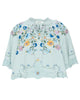 SEA Celia Embroidery Short Sleeve Top
