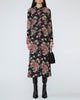 SEA Cornelia Print Long Sleeve Midi Dress