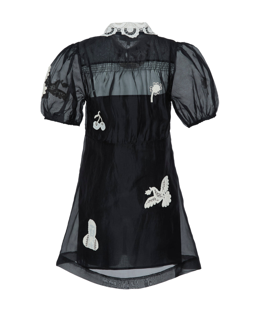 Ellison Solid Puff Sleeve Mini Dress