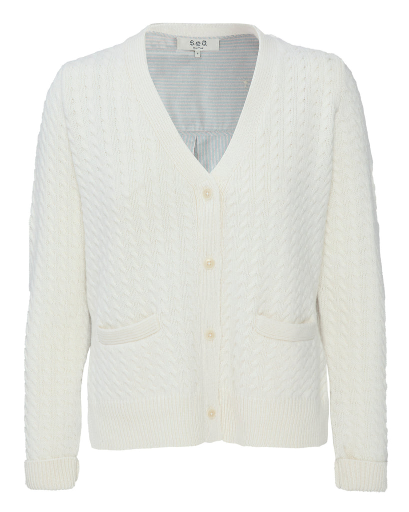SEA Lavinia Striped Long Sleeve Cardigan