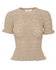 SEA Ruby Knit Tee in Champagne