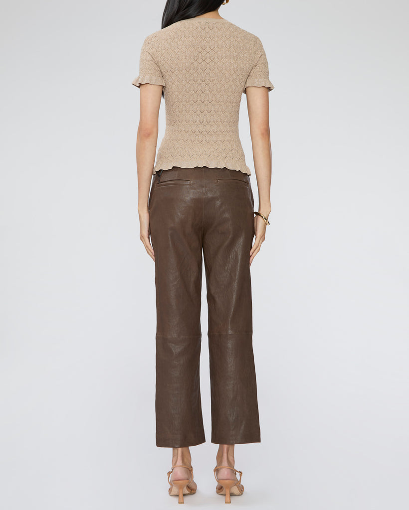 SEA Ruby Knit Tee in Champagne