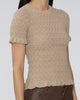 SEA Ruby Knit Tee in Champagne