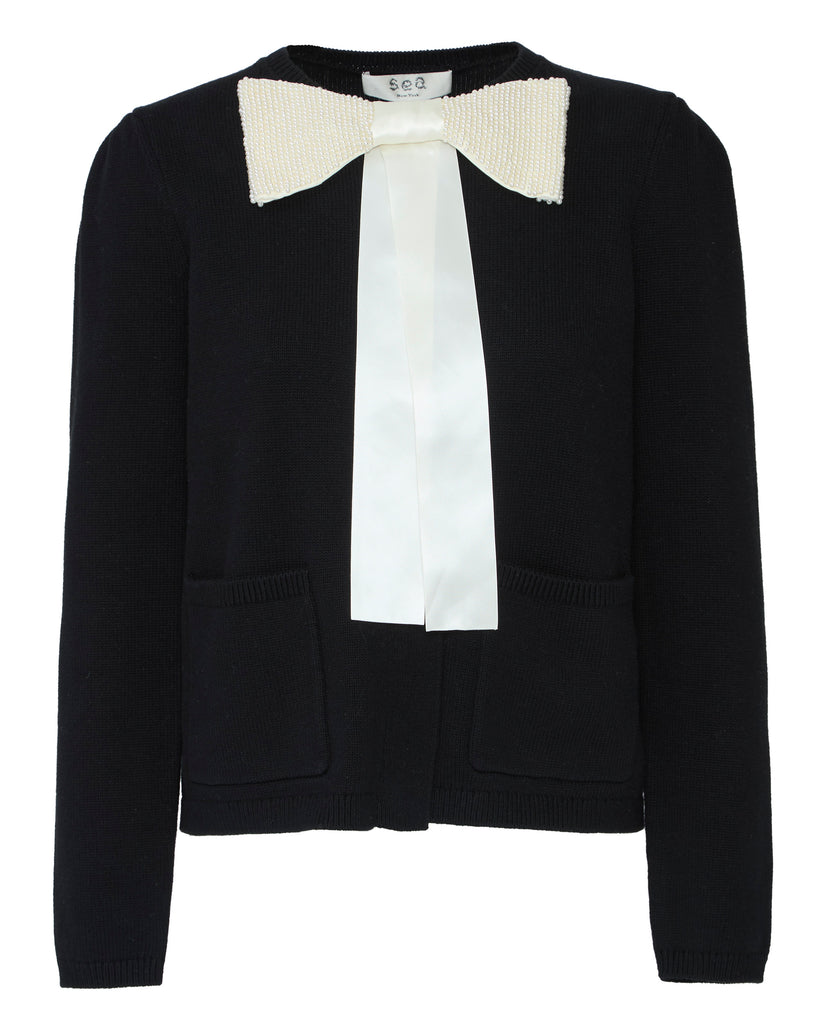 SEA Seraphine Solid Knit Cardigan