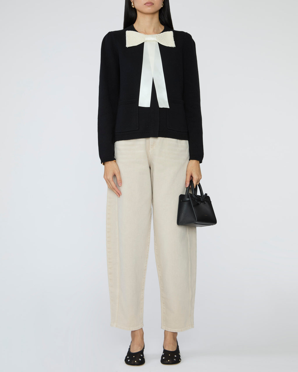 SEA Seraphine Solid Knit Cardigan