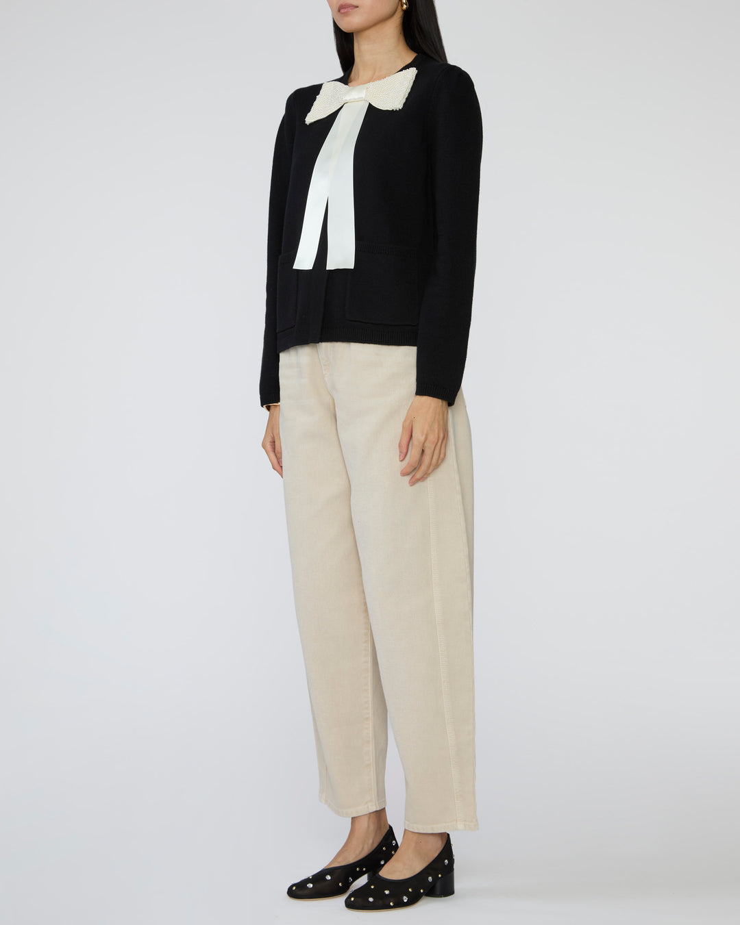 SEA Seraphine Solid Knit Cardigan