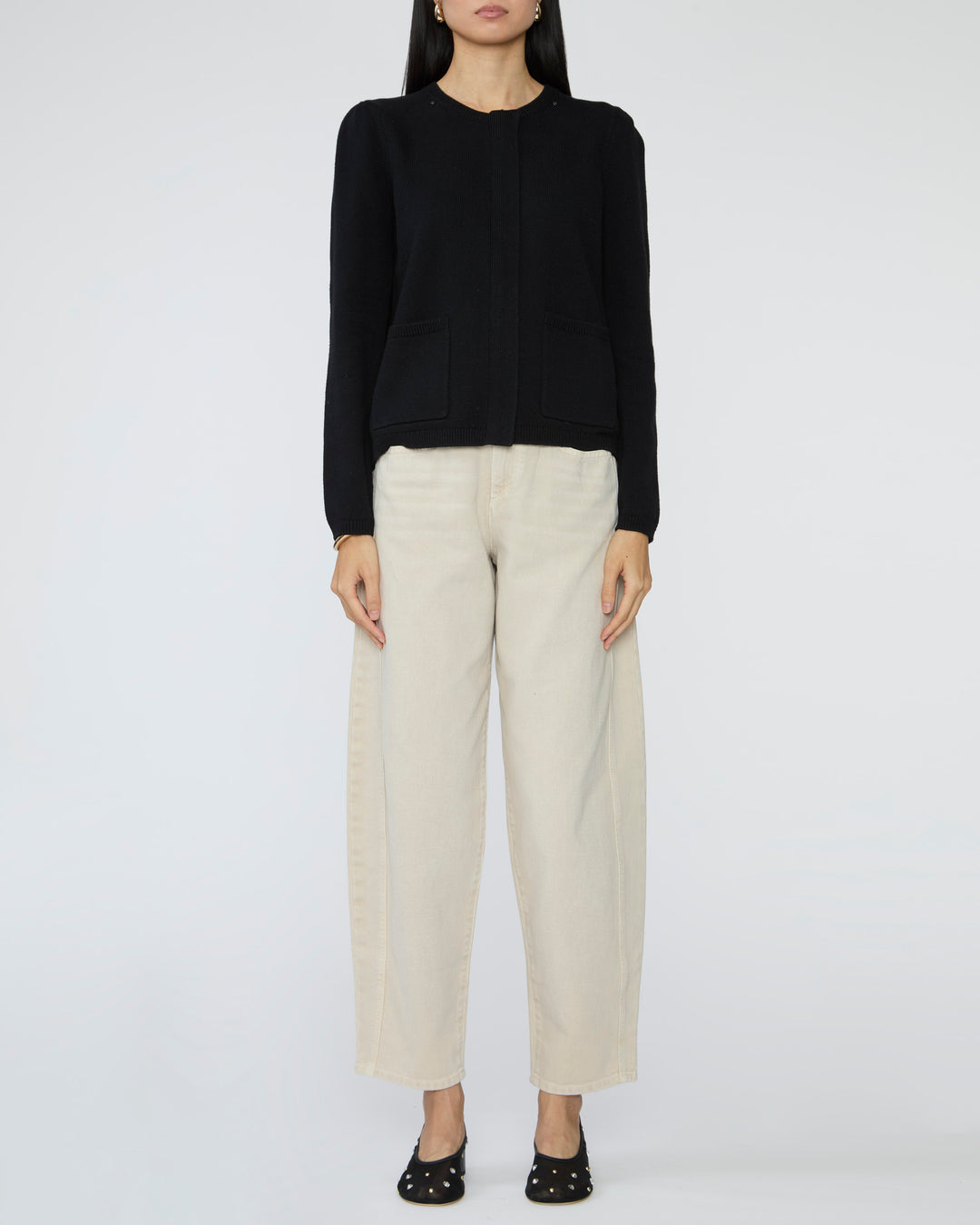 SEA Seraphine Solid Knit Cardigan