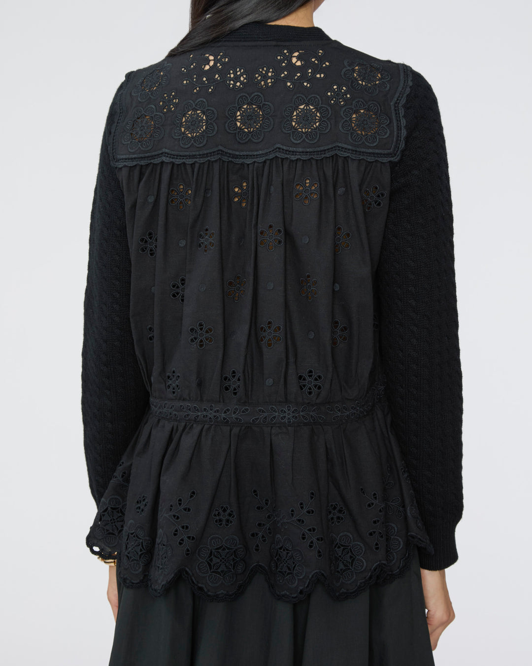 SEA Shanna Lace Long Sleeve Cardigan