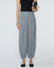 TIBI Sheer Wool Gauze Pleated Long Balloon Pant