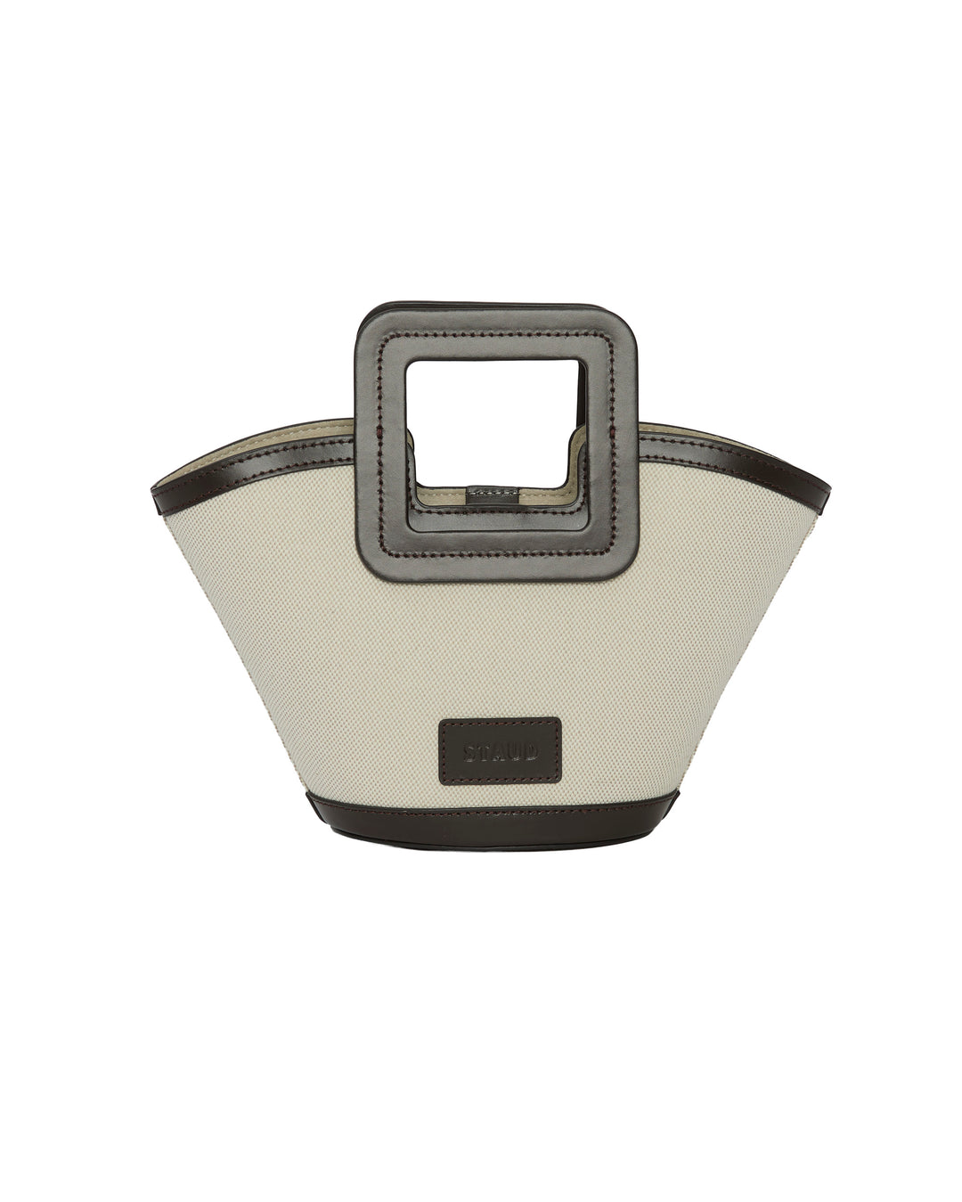 STAUD Shirley Mini Bucket in Natural/Espresso