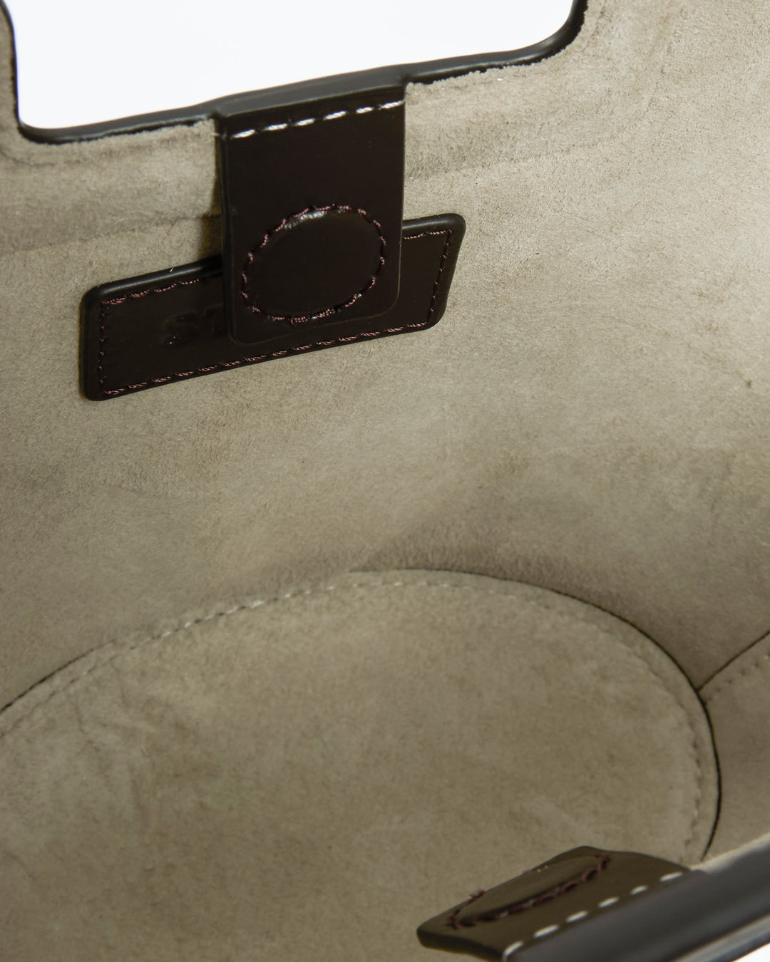 STAUD Shirley Mini Bucket in Natural/Espresso
