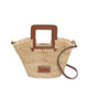 STAUD Shirley Raffia Mini Bucket
