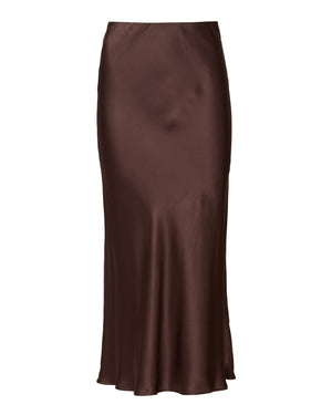 Siena Slip Skirt in Brown