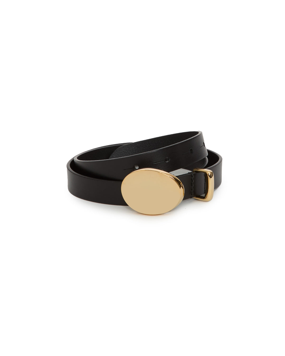 ISABEL MARANT ETOILE Silvana Belt in Black/Gold