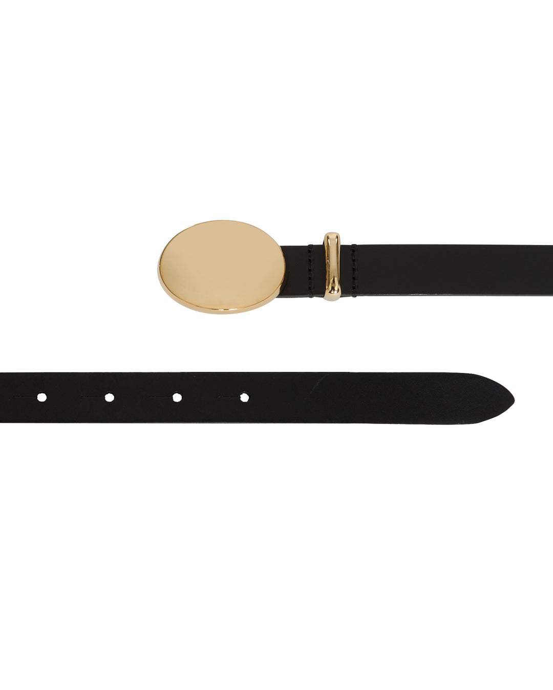 ISABEL MARANT ETOILE Silvana Belt in Black/Gold