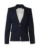 Veronica Beard Single Breasted Miller Dickey Jacket Midnight Wash