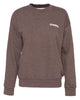 SPRWMN Tiny Logo Sweatshirt in Heathered Brown