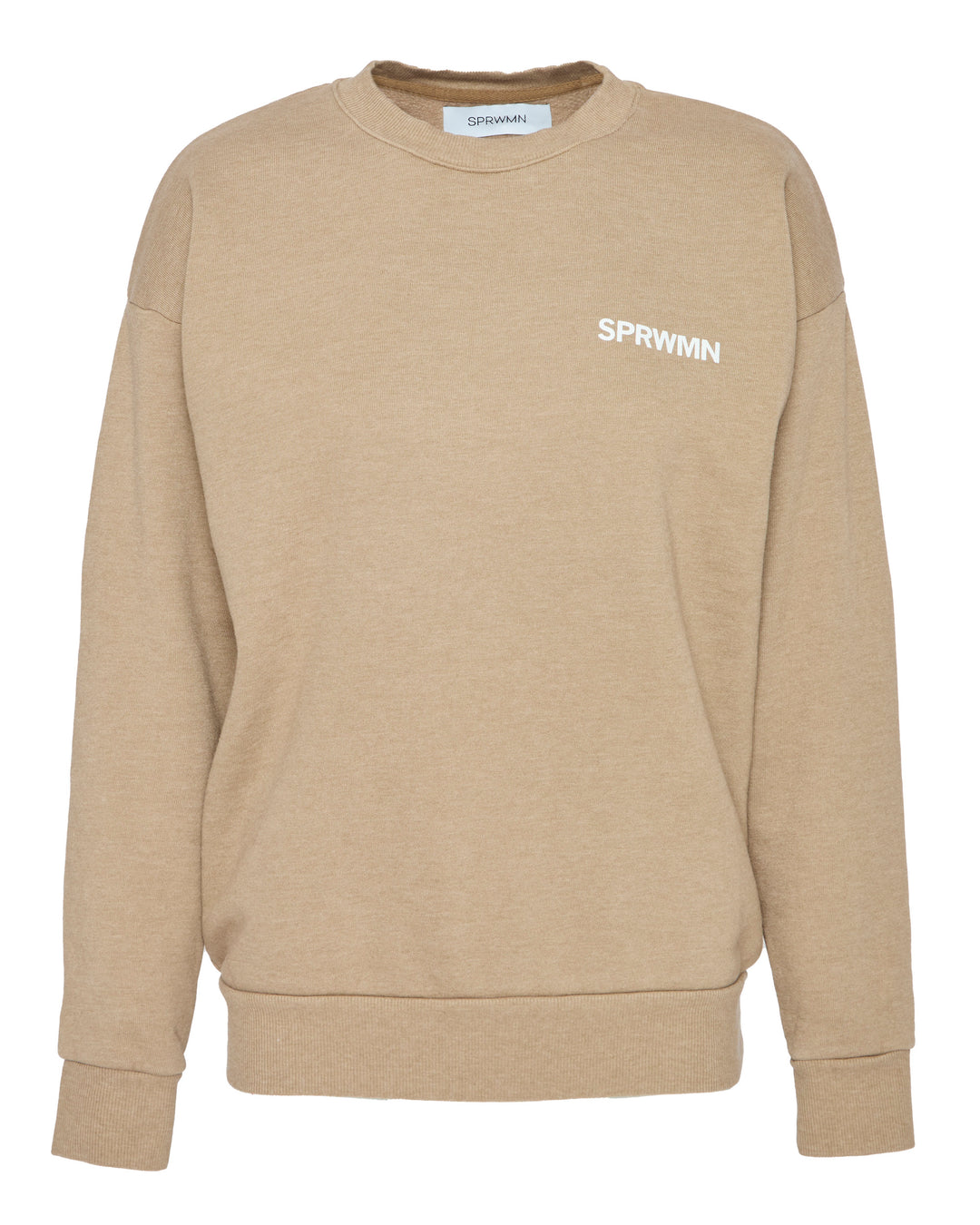 SPRWMN Small Logo Sweatshirt in Latte