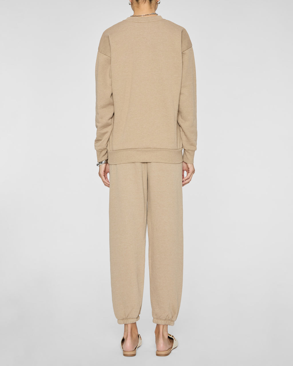 SPRWMN Small Logo Sweatshirt in Latte