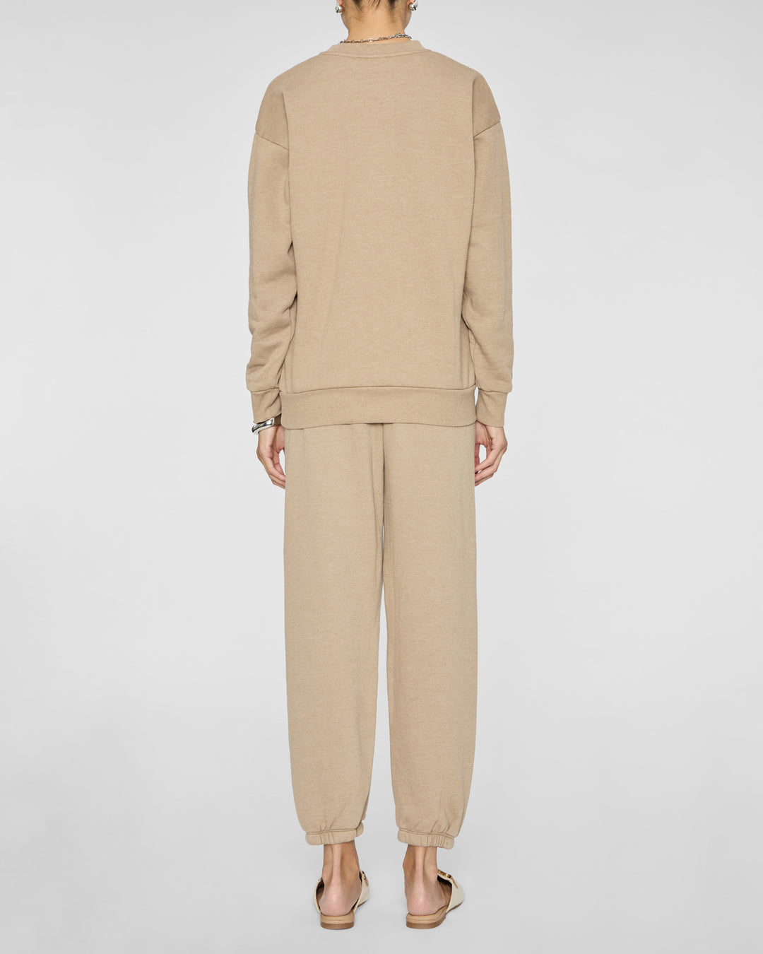 SPRWMN Small Logo Sweatshirt in Latte