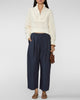 APIECE APART Spa Pleat Pant in Navy