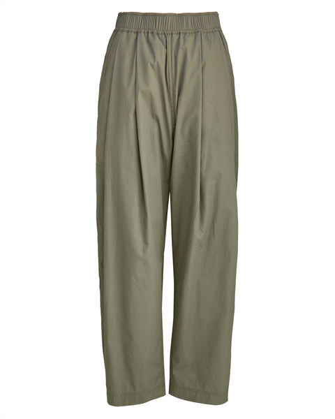 Spa Pleat Pant in Olive