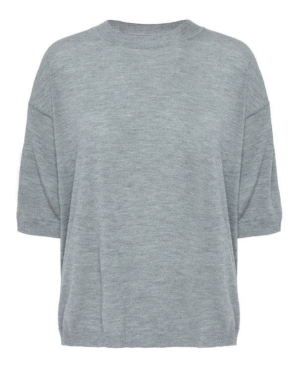 SPRWMN Boxy T-Shirt in Grey