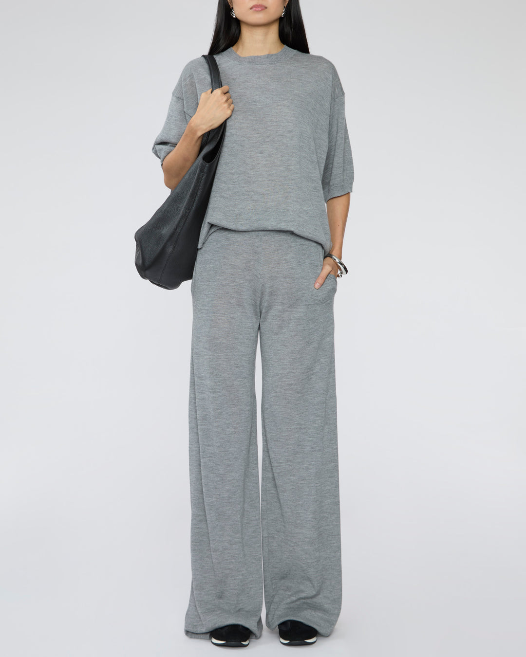 SPRWMN Boxy T-Shirt in Grey