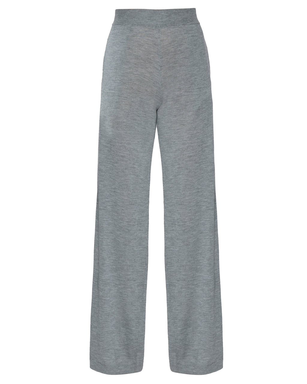 SPRWMN Cashmere Wide Leg Pants in Grey