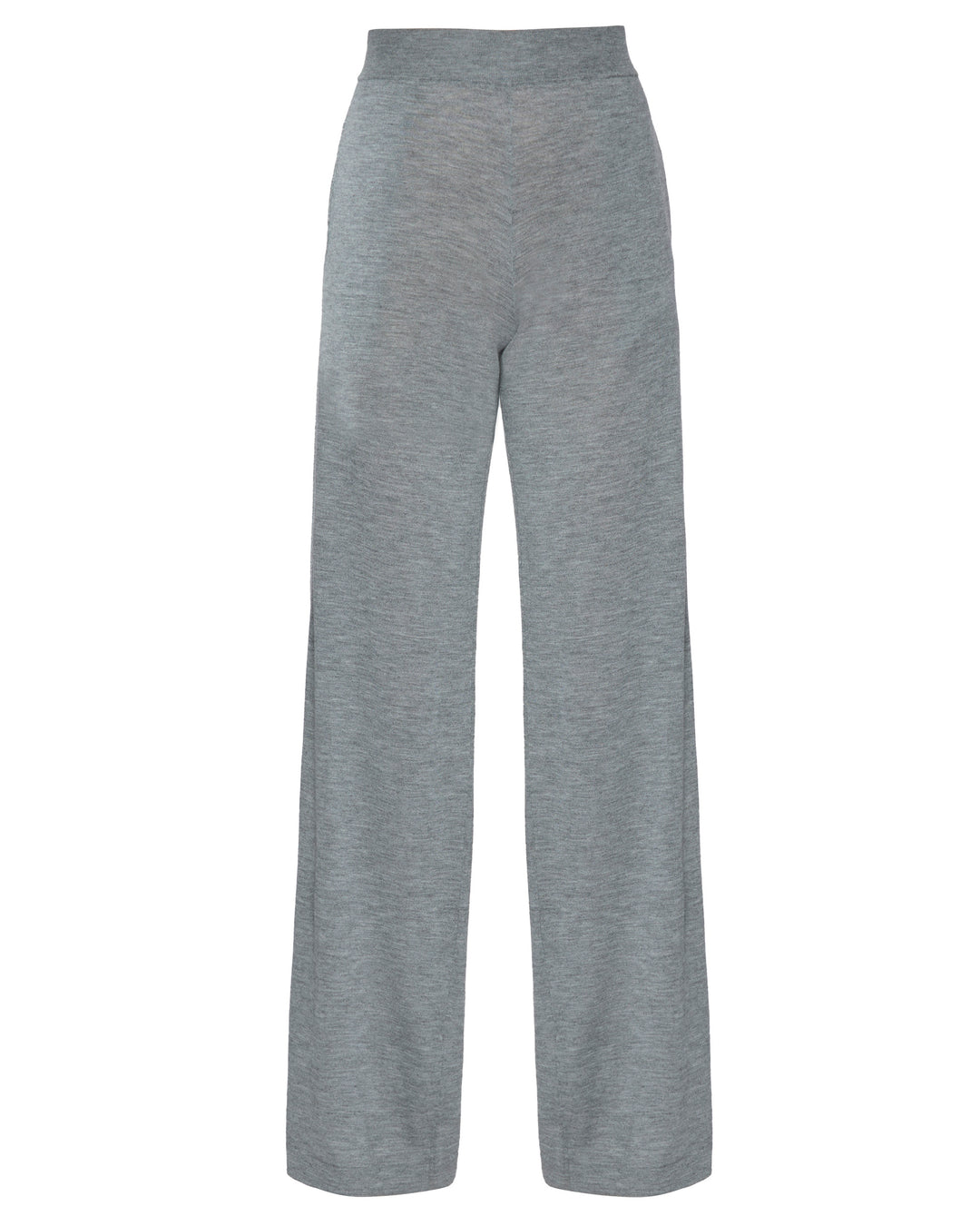 SPRWMN Cashmere Wide Leg Pants in Grey