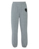 SPRWMN Heart Sweatpants in Heather Grey/Black