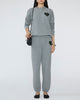 SPRWMN Heart Sweatpants in Heather Grey/Black