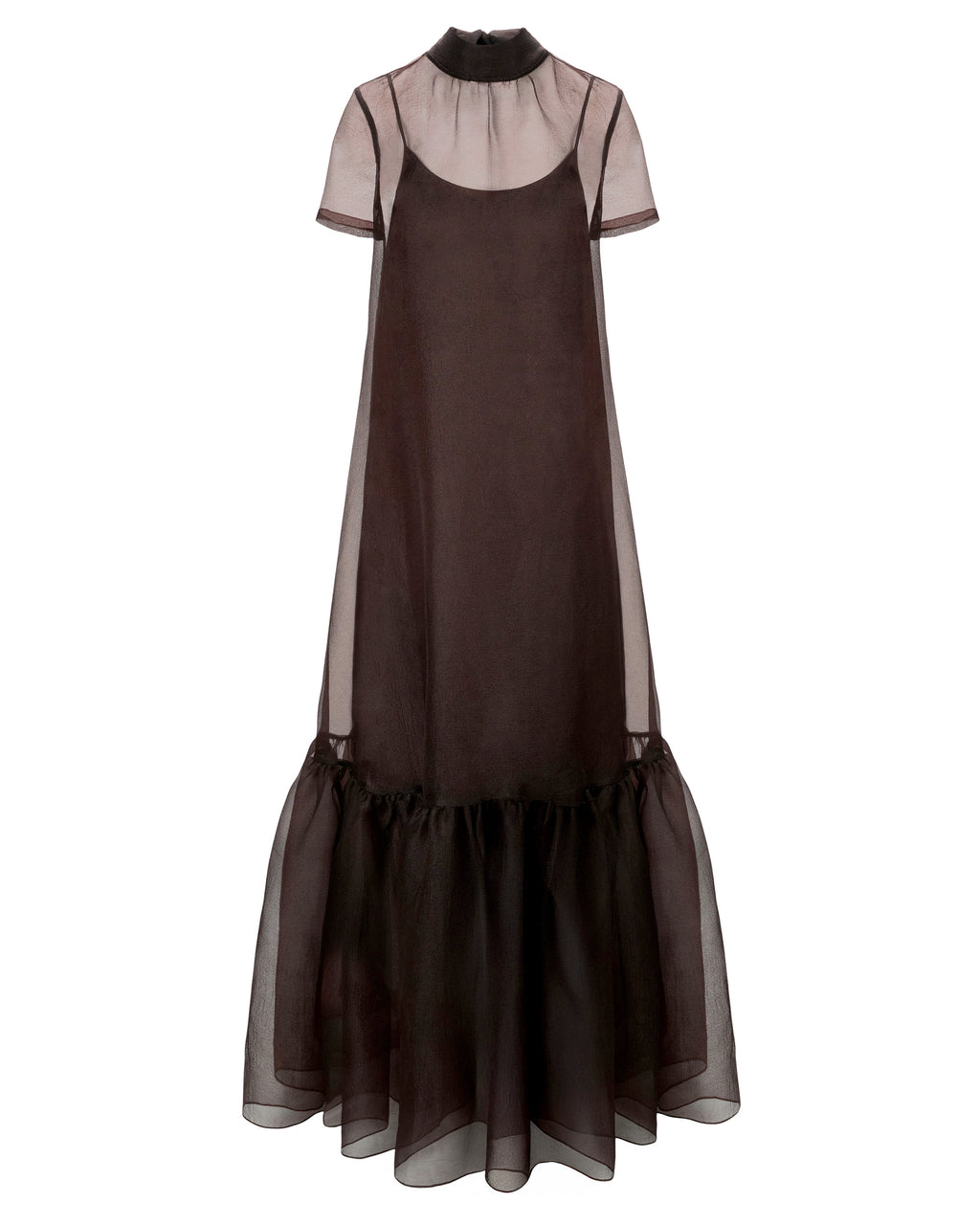 STAUD Calluna Dress in Earth