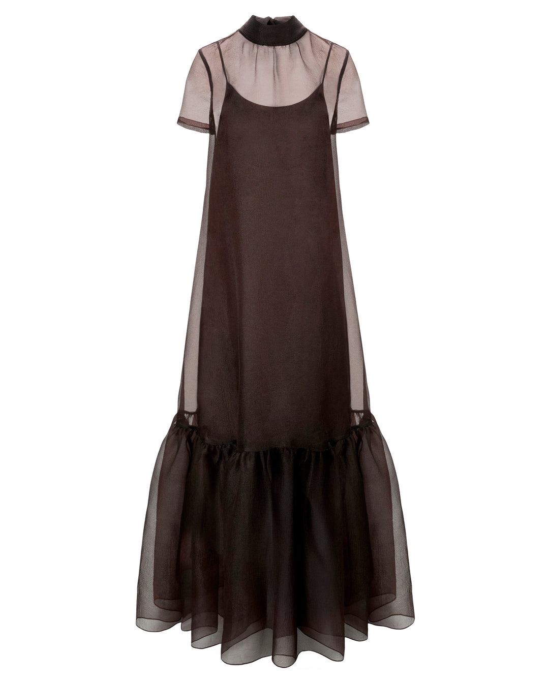 STAUD Calluna Dress in Earth