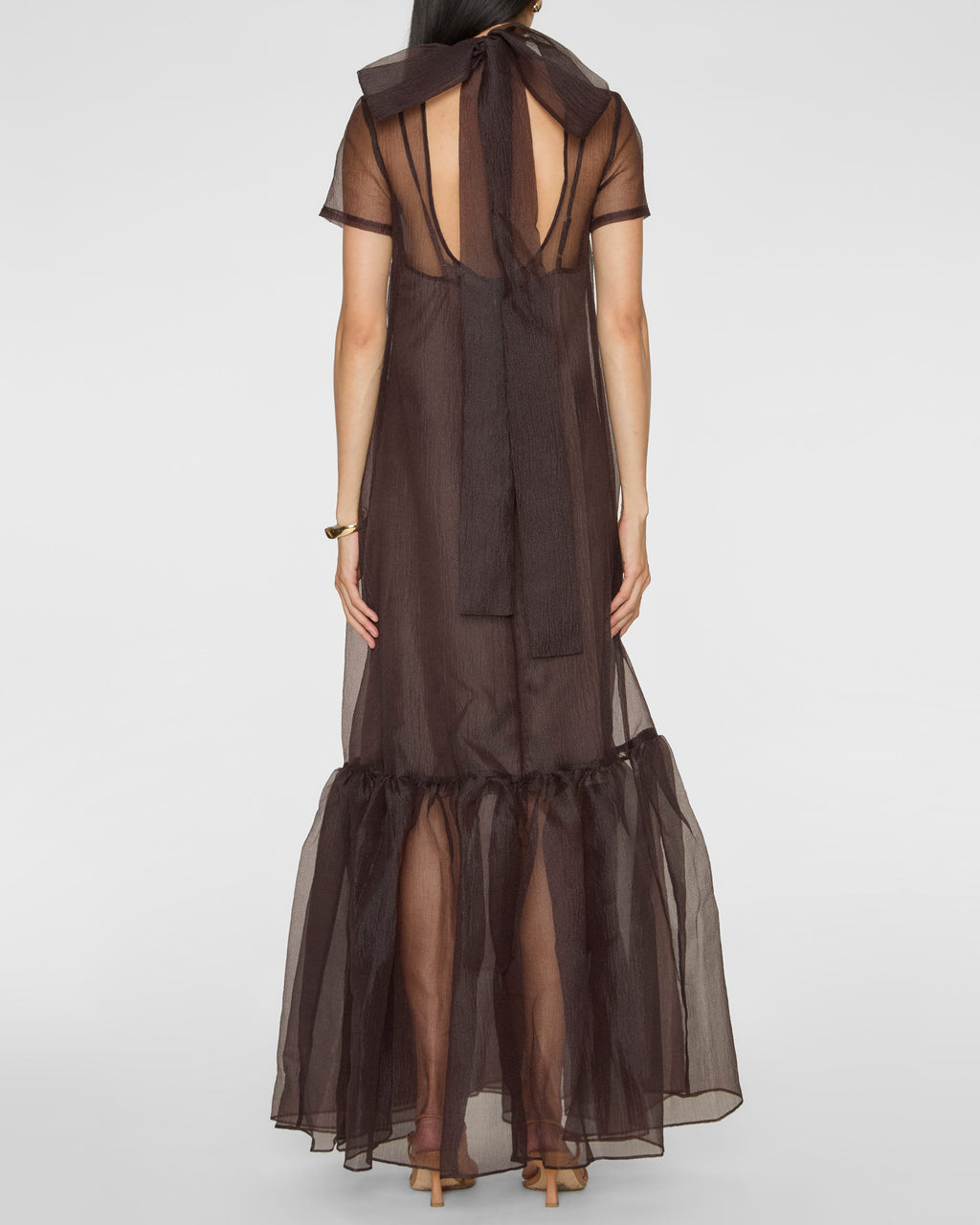 STAUD Calluna Dress in Earth