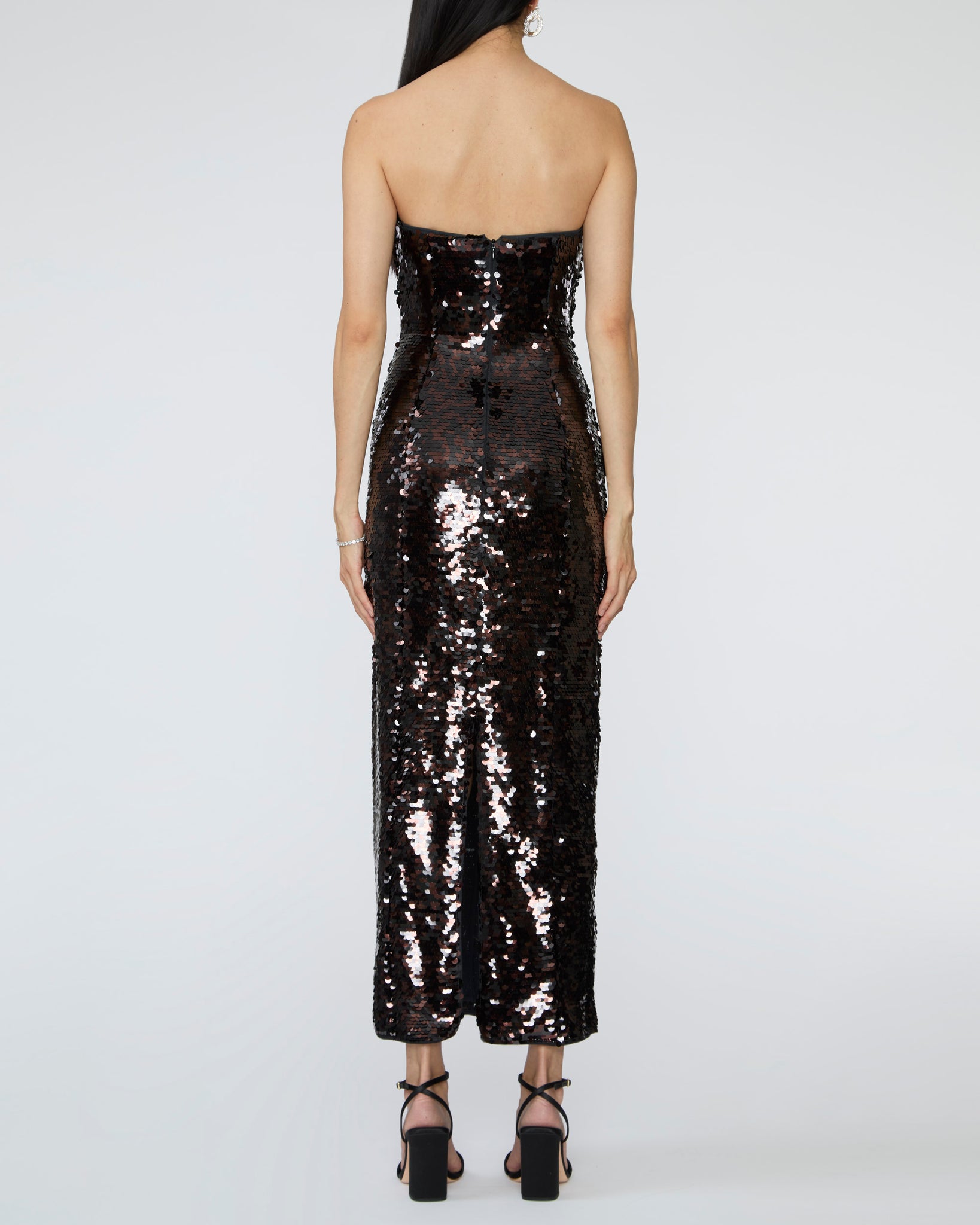 STAUD Cece Dress in Espresso/Black Capsule Shop STAUD Cece Dress in Espresso/Black Capsule Shop