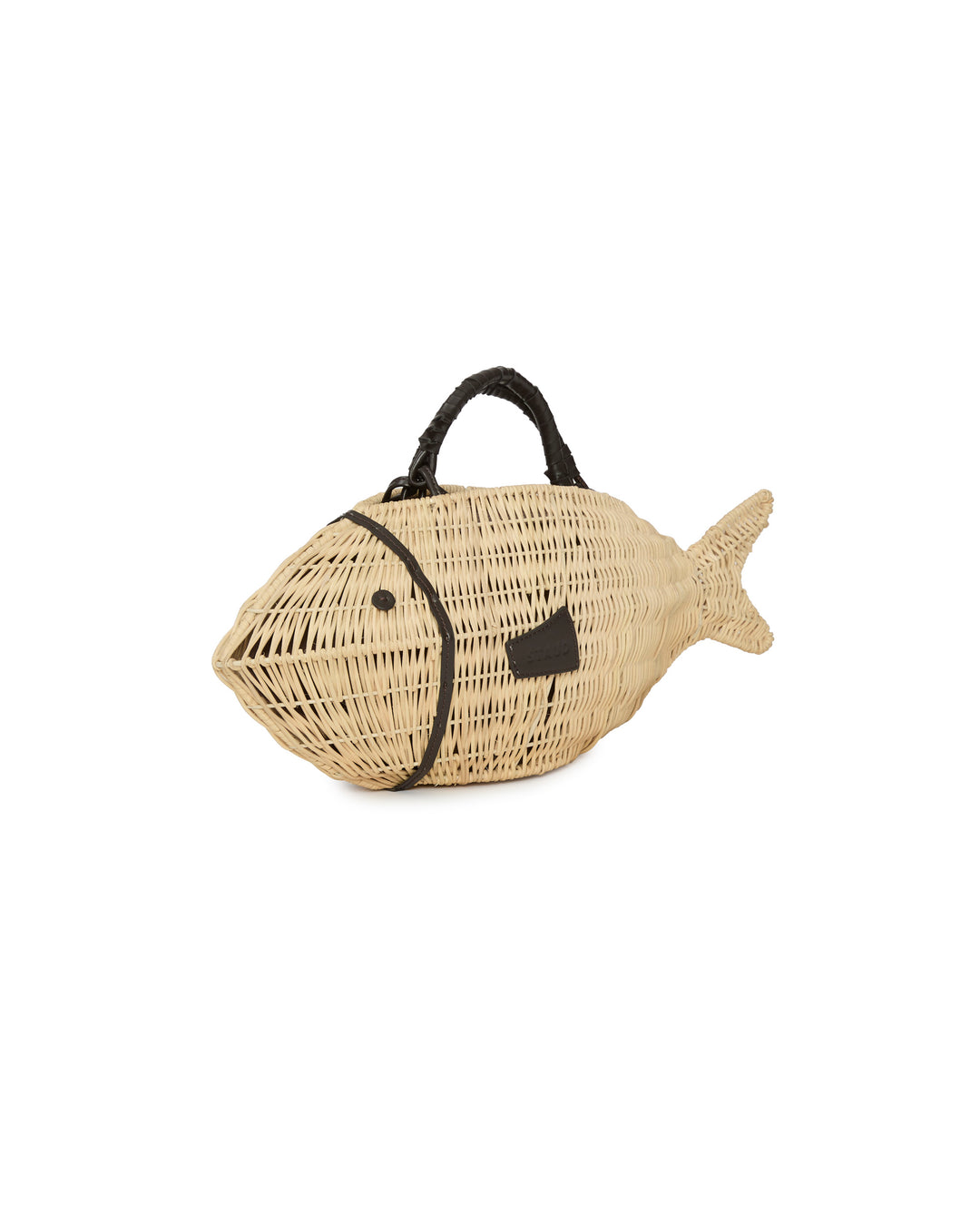 STAUD Cleo Fish Bag in Natural