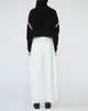 STAUD Cropped Hampton Sweater in Black