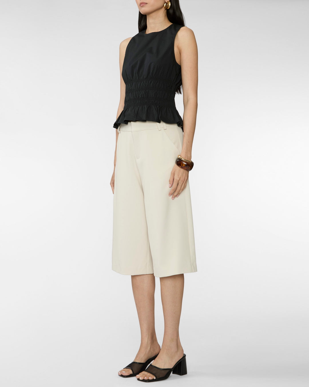 STAUD Culver Top in Black