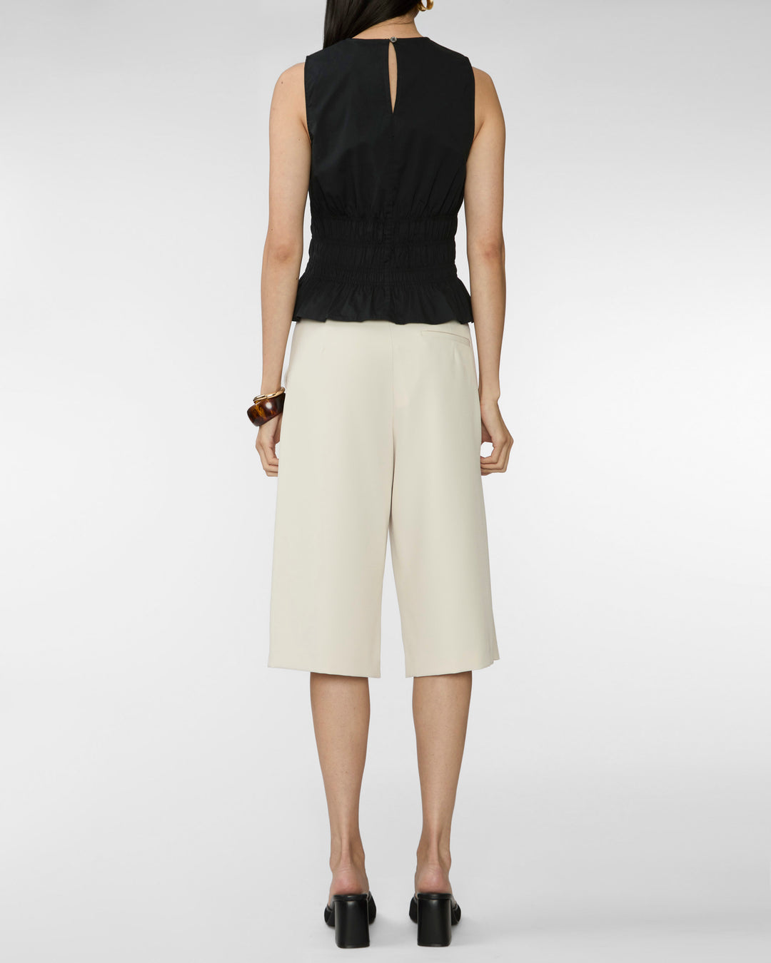 STAUD Culver Top in Black