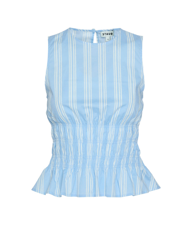 STAUD Culver Top in Ventura Stripe