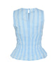STAUD Culver Top in Ventura Stripe