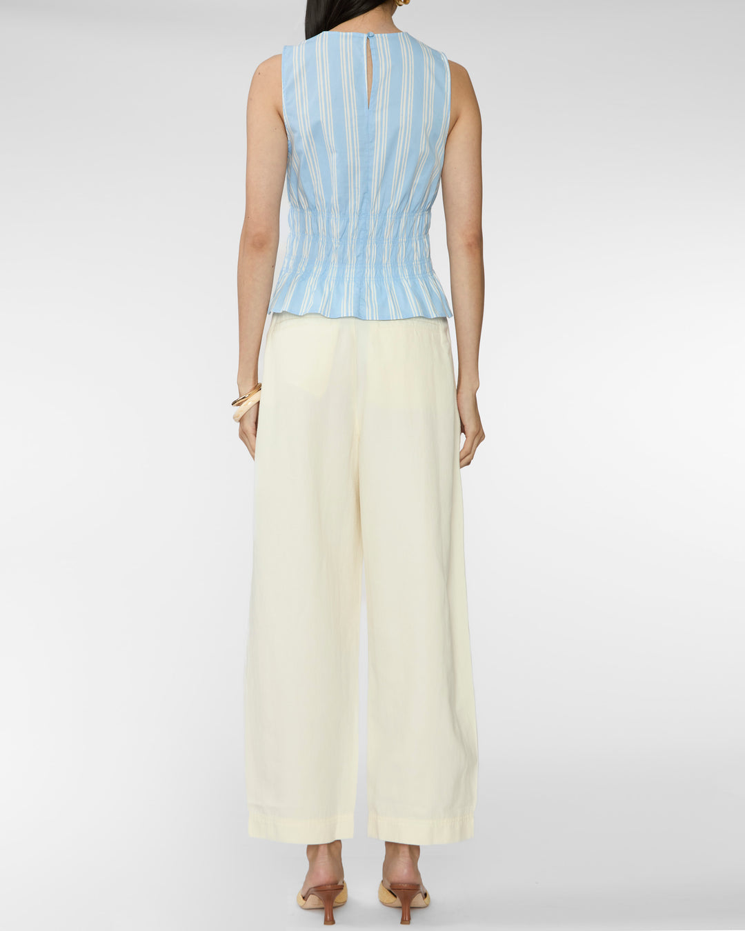 STAUD Culver Top in Ventura Stripe