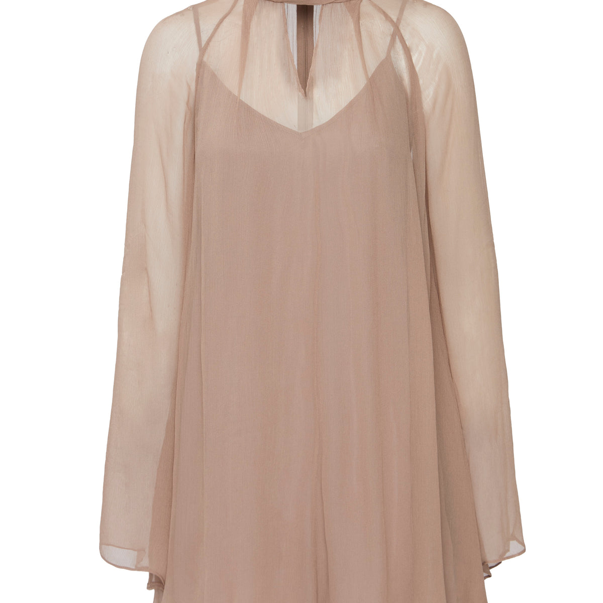 staud esther chiffon dress Staud Esther Maxi Dress Earth